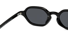 Load image into Gallery viewer, Black Geometric Full Rim Unisex Sunglasses by Vincent Chase Polarized-201181