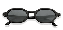 Load image into Gallery viewer, Black Geometric Full Rim Unisex Sunglasses by Vincent Chase Polarized-201181