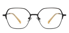 Load image into Gallery viewer, Black Geometric Full Rim Unisex Eyeglasses by Vincent Chase-207366