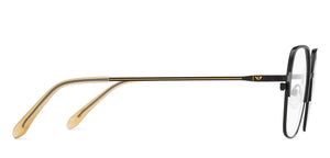Black Geometric Full Rim Unisex Eyeglasses by Vincent Chase-207366