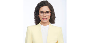 Black Geometric Full Rim Unisex Eyeglasses by Vincent Chase-207370