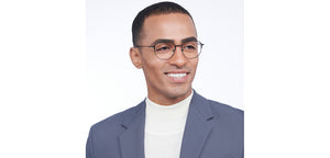 Black Geometric Full Rim Unisex Eyeglasses by Vincent Chase-207370