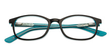 Load image into Gallery viewer, Black Rectangle Full Rim Kids Eyeglasses by Hooper-152523