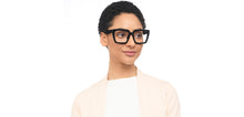 Load image into Gallery viewer, Black Square Full Rim Unisex Eyeglasses by John Jacobs-209077