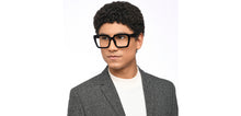 Load image into Gallery viewer, Black Square Full Rim Unisex Eyeglasses by John Jacobs-209077