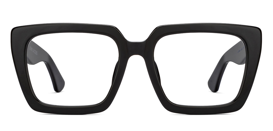 Black Square Full Rim Unisex Eyeglasses by John Jacobs-209077