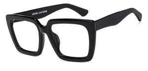 Black Square Full Rim Unisex Eyeglasses by John Jacobs-209077