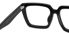 Load image into Gallery viewer, Black Square Full Rim Unisex Eyeglasses by John Jacobs-209077