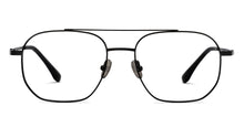 Load image into Gallery viewer, Black Aviator Full Rim Unisex Eyeglasses by John Jacobs-209676