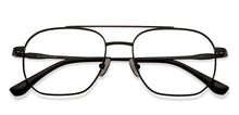 Load image into Gallery viewer, Black Aviator Full Rim Unisex Eyeglasses by John Jacobs-209676