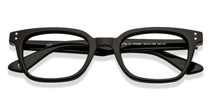 Black Rectangle Full Rim Unisex Eyeglasses by John Jacobs-153081