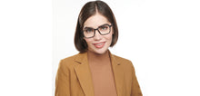 Load image into Gallery viewer, Black Rectangle Full Rim Unisex Eyeglasses by Lenskart Air-152988