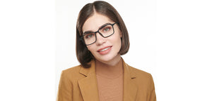Black Rectangle Full Rim Unisex Eyeglasses by Lenskart Air-152988