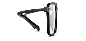 Black Rectangle Full Rim Unisex Eyeglasses by Lenskart Air-152988