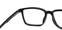 Load image into Gallery viewer, Black Rectangle Full Rim Unisex Eyeglasses by Lenskart Air-206013