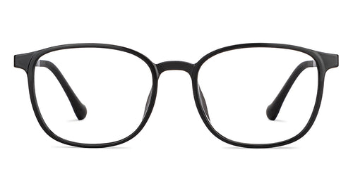 Black Rectangle Full Rim Unisex Eyeglasses by Lenskart Air-151940