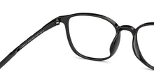 Load image into Gallery viewer, Black Rectangle Full Rim Unisex Eyeglasses by Lenskart Air-151940