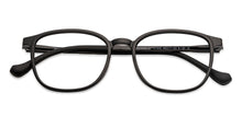 Load image into Gallery viewer, Black Rectangle Full Rim Unisex Eyeglasses by Lenskart Air-151940