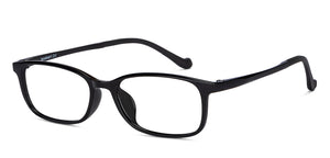 Black Rectangle Full Rim Unisex Eyeglasses by Lenskart Air-151942