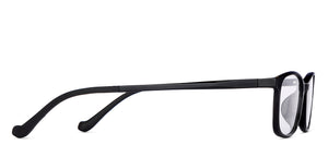 Black Rectangle Full Rim Unisex Eyeglasses by Lenskart Air-151942