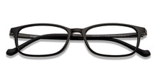 Load image into Gallery viewer, Black Rectangle Full Rim Unisex Eyeglasses by Lenskart Air-151942
