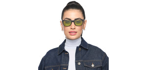 Black Rectangle Full Rim Unisex Eyeglasses by Lenskart Air-210153