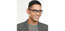 Load image into Gallery viewer, Black Rectangle Full Rim Unisex Eyeglasses by Vincent Chase Online-205237