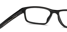 Load image into Gallery viewer, Black Rectangle Full Rim Unisex Eyeglasses by Vincent Chase Online-205237