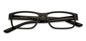 Black Rectangle Full Rim Unisex Eyeglasses by Vincent Chase Online-205237