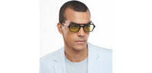 Load image into Gallery viewer, Black Rectangle Full Rim Unisex Sunglasses by Vincent Chase Polarized-204224