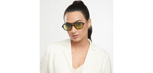Load image into Gallery viewer, Black Rectangle Full Rim Unisex Sunglasses by Vincent Chase Polarized-204224