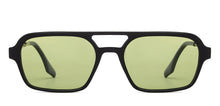 Load image into Gallery viewer, Black Rectangle Full Rim Unisex Sunglasses by Vincent Chase Polarized-204224