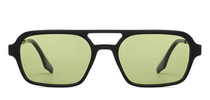 Black Rectangle Full Rim Unisex Sunglasses by Vincent Chase Polarized-204224