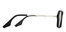 Load image into Gallery viewer, Black Rectangle Full Rim Unisex Sunglasses by Vincent Chase Polarized-204224