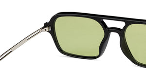 Black Rectangle Full Rim Unisex Sunglasses by Vincent Chase Polarized-204224