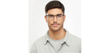 Load image into Gallery viewer, Black Rectangle Full Rim Unisex Eyeglasses by Vincent Chase-200905