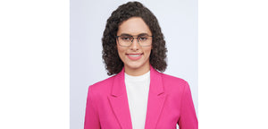 Black Rectangle Full Rim Unisex Eyeglasses by Vincent Chase-207363