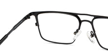 Load image into Gallery viewer, Black Rectangle Full Rim Unisex Eyeglasses by Vincent Chase-207363