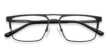 Load image into Gallery viewer, Black Rectangle Full Rim Unisex Eyeglasses by Vincent Chase-207363