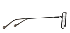 Black Rectangle Full Rim Unisex Eyeglasses by Vincent Chase-208195