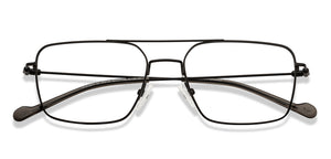 Black Rectangle Full Rim Unisex Eyeglasses by Vincent Chase-208195