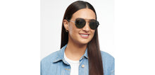 Load image into Gallery viewer, Black Round Full Rim Unisex Sunglasses by John Jacobs-152190