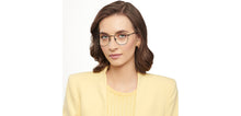 Load image into Gallery viewer, Black Round Full Rim Unisex Eyeglasses by John Jacobs-201403