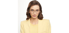 Load image into Gallery viewer, Black Round Full Rim Unisex Eyeglasses by John Jacobs-201403