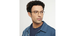Black Round Full Rim Unisex Eyeglasses by John Jacobs-201403