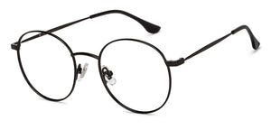 Black Round Full Rim Unisex Eyeglasses by John Jacobs-201403