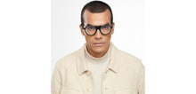 Load image into Gallery viewer, Black Round Full Rim Men Eyeglasses by John Jacobs-151341