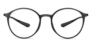 Black Round Full Rim Unisex Eyeglasses by Lenskart Air-151758