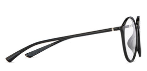 Black Round Full Rim Unisex Eyeglasses by Lenskart Air-151758