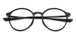 Black Round Full Rim Unisex Eyeglasses by Lenskart Air-151758